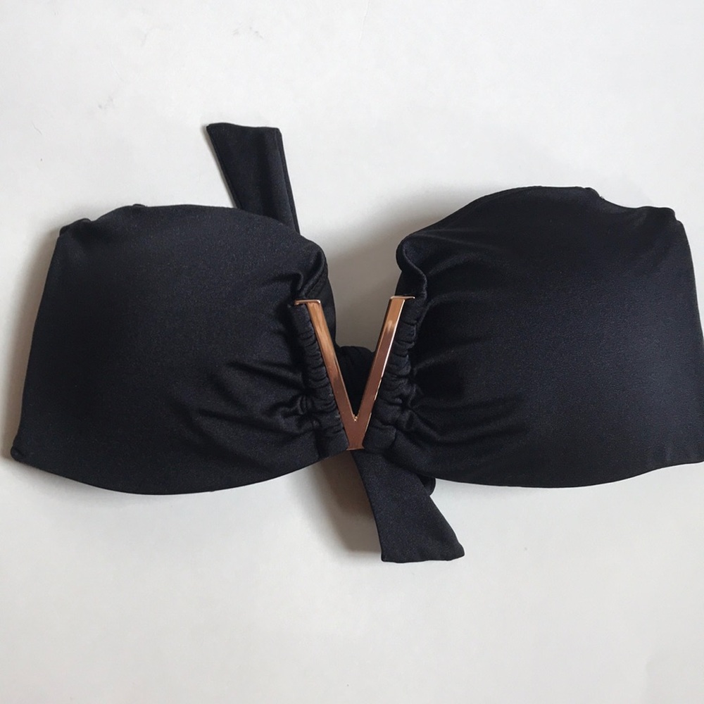 Victoria Secret Black Bandeau Bikini